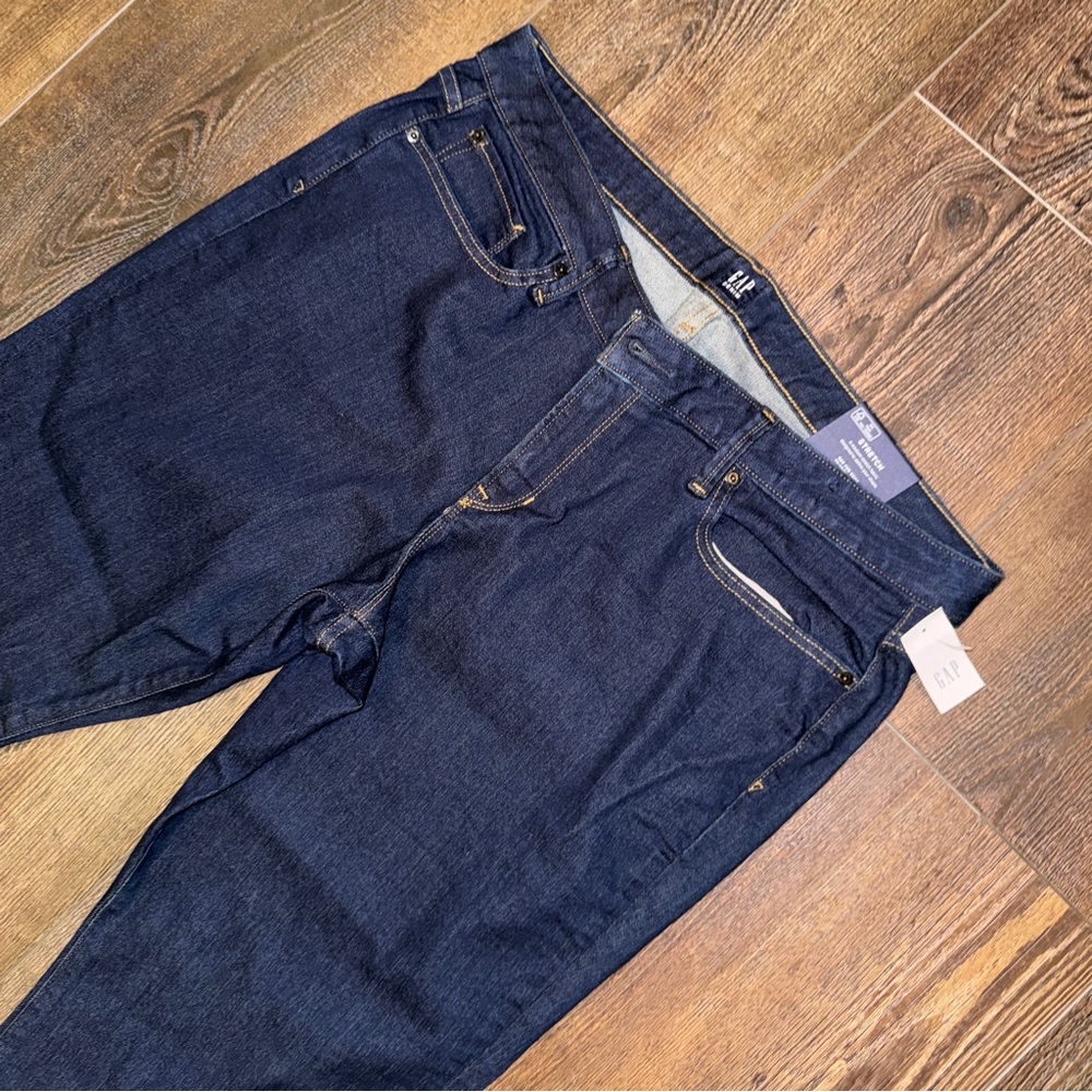 GAP Dark Blue Flare Pants - Picture 5 of 5